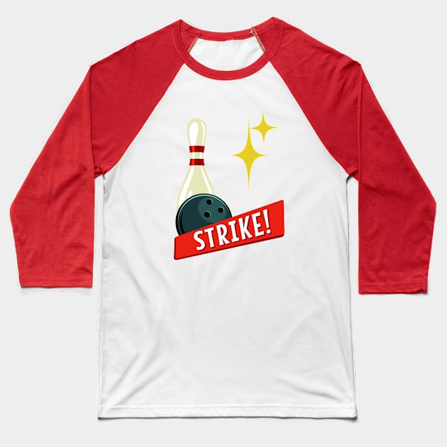 Strike! Baseball T-Shirt by SWON Design